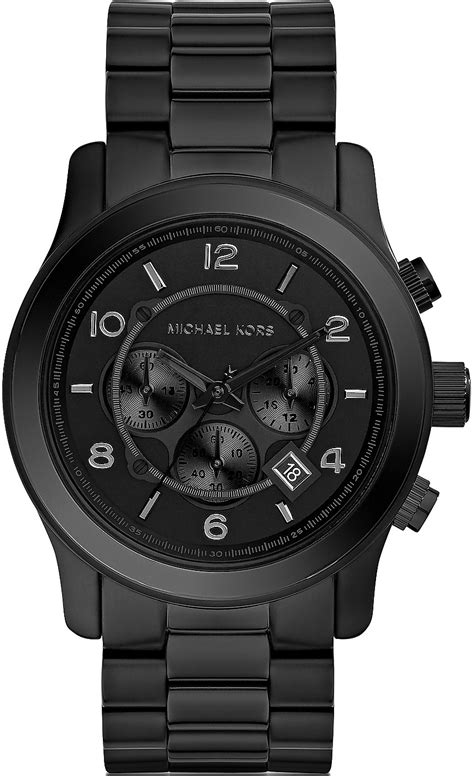 michael kors black watches|michael kors male watches.